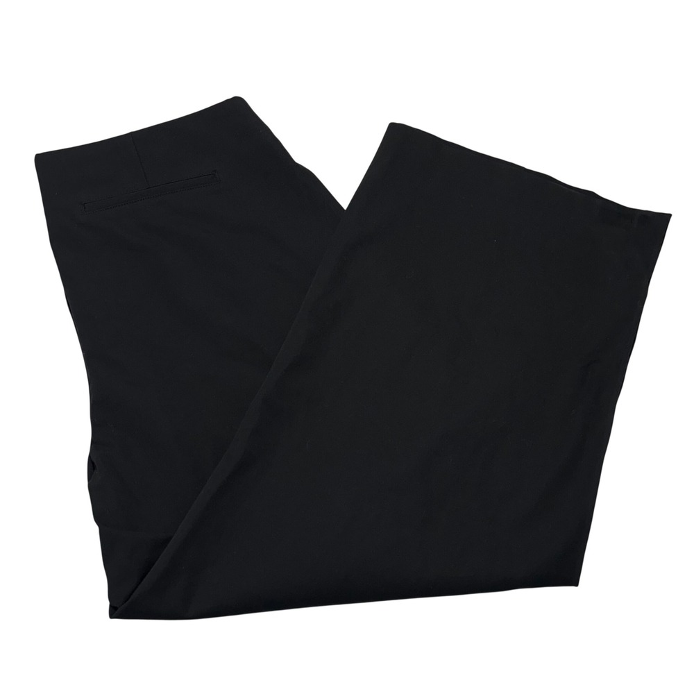 Old Navy Pixie Wide Leg Pants Womens 2X Black High Rise Comfort Waist Workwear